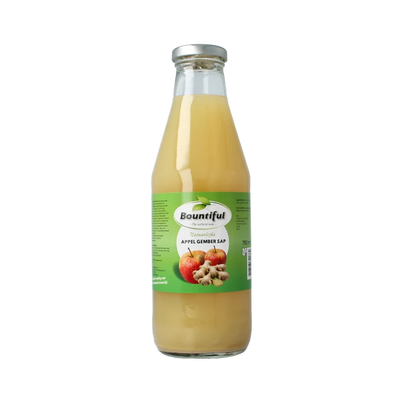 Bountiful Appel-gember sap 750 ml