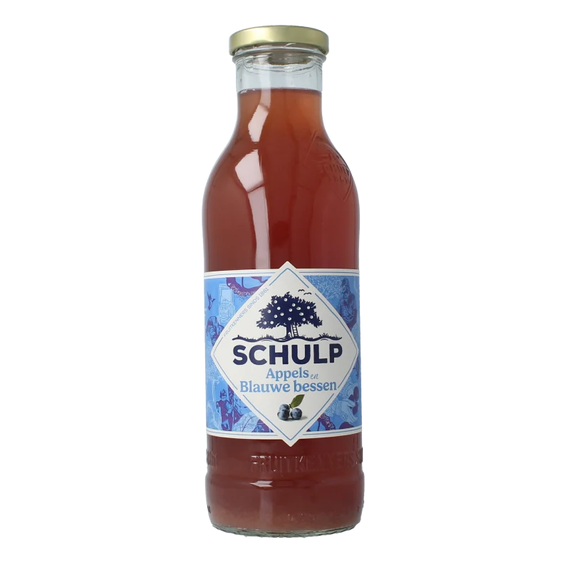 Schulp Appel & blauwe bessensap 750 ml