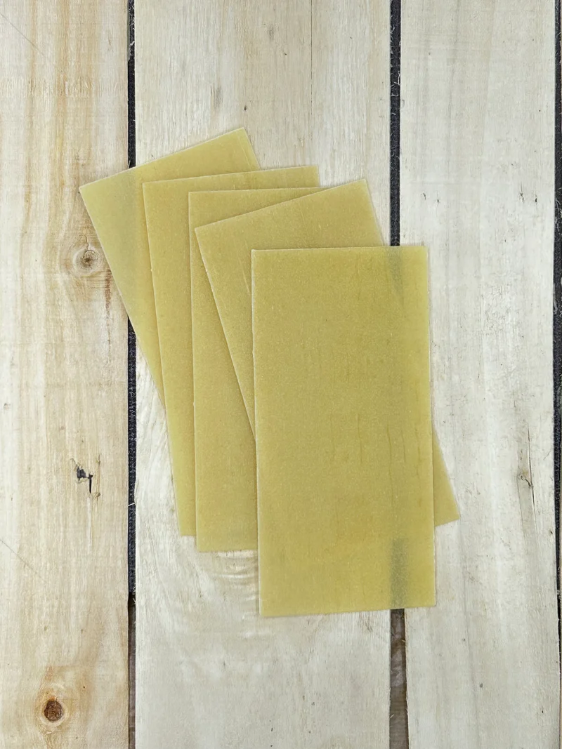 Feuilles de Lasagne Blanches en Vrac +/- 250gr
