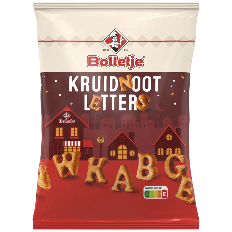 Bolletje Kruidnoot letters