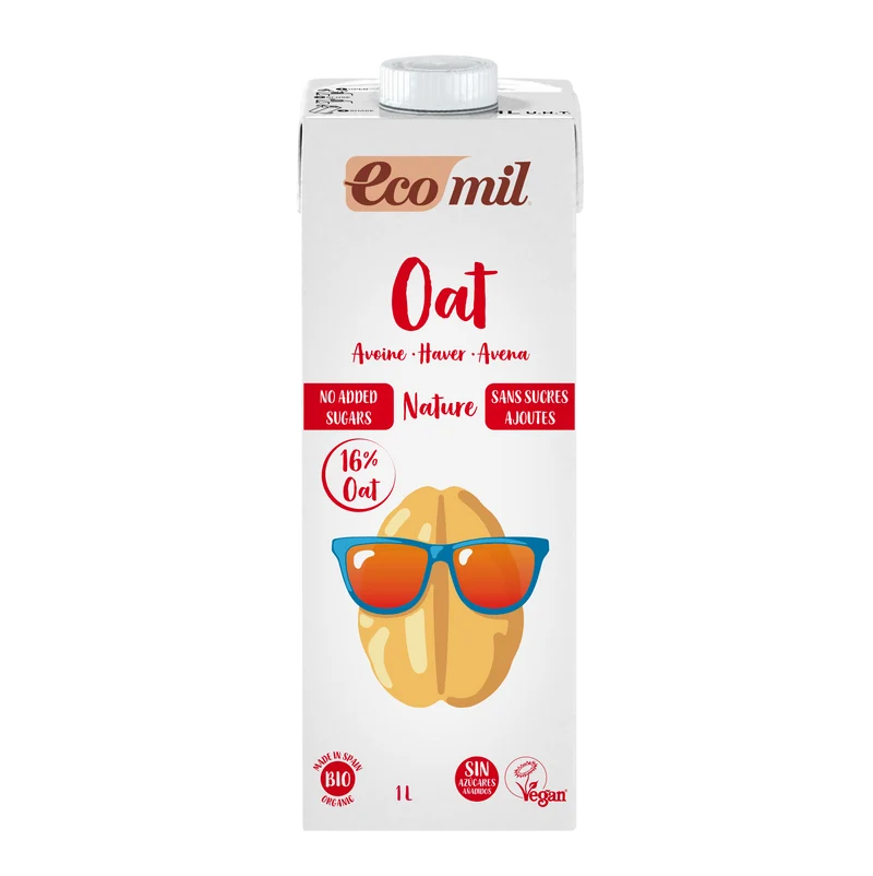 ECOMIL Haverdrank z.suiker 1L