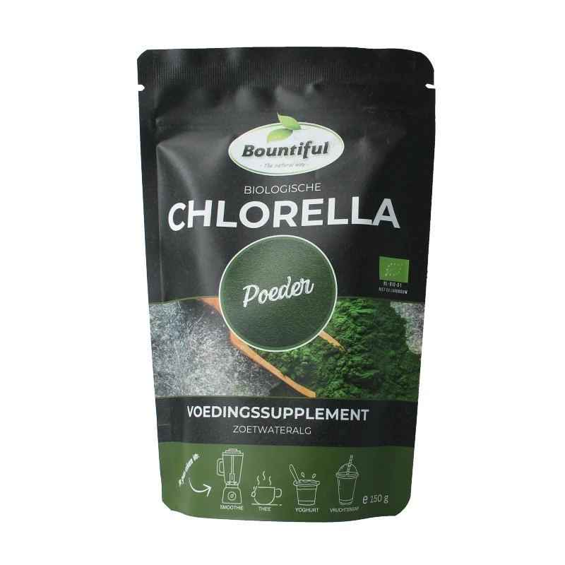 Bountiful Chlorella poeder bio 150 gram
