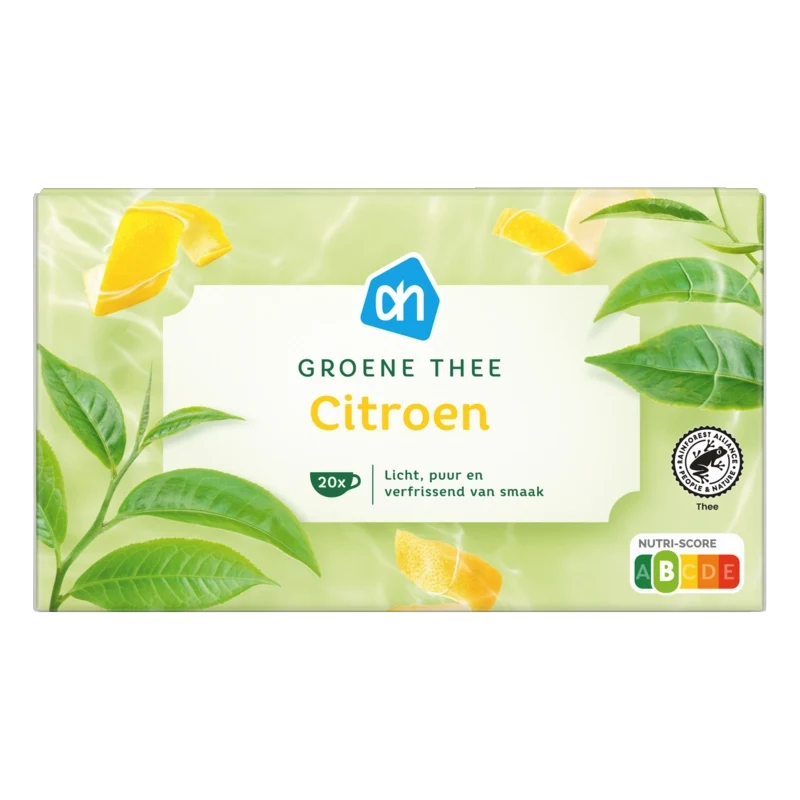 Groene thee citroen