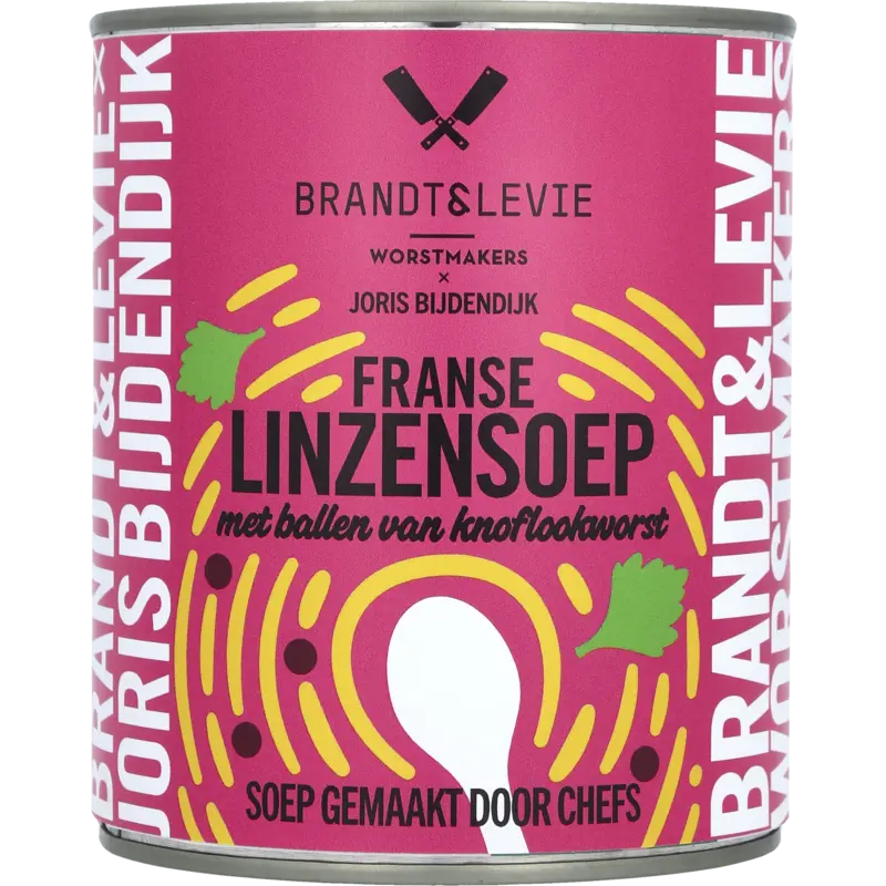 Brandt & Levie Franse linzensoep met ballen