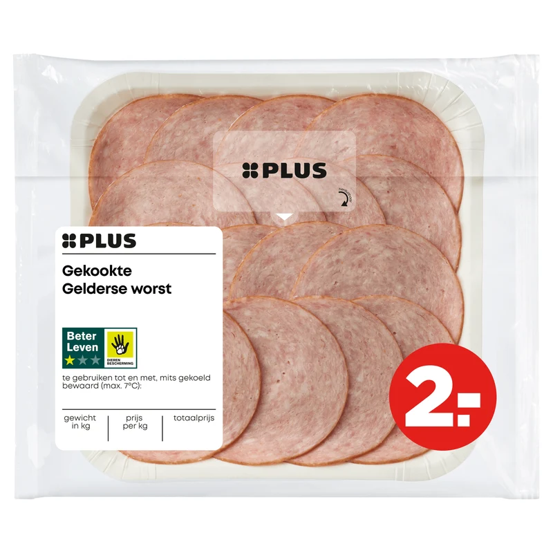 Gekookte Gelderse worst