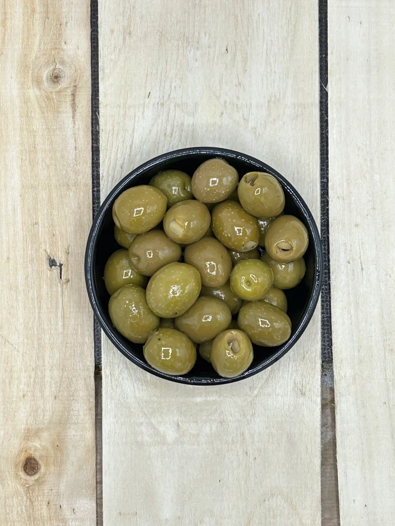 Olives Vertes farcies à l'ail +/- 250gr