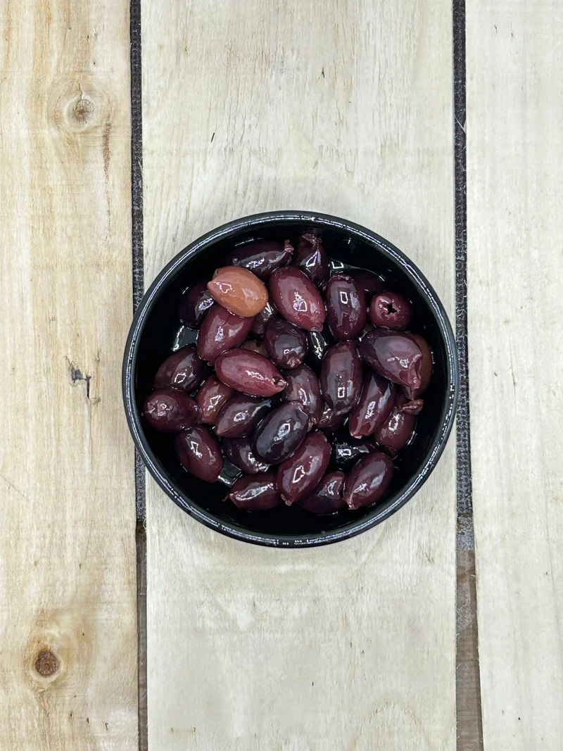 Olives Kalamata avec noyaux +/- 250gr