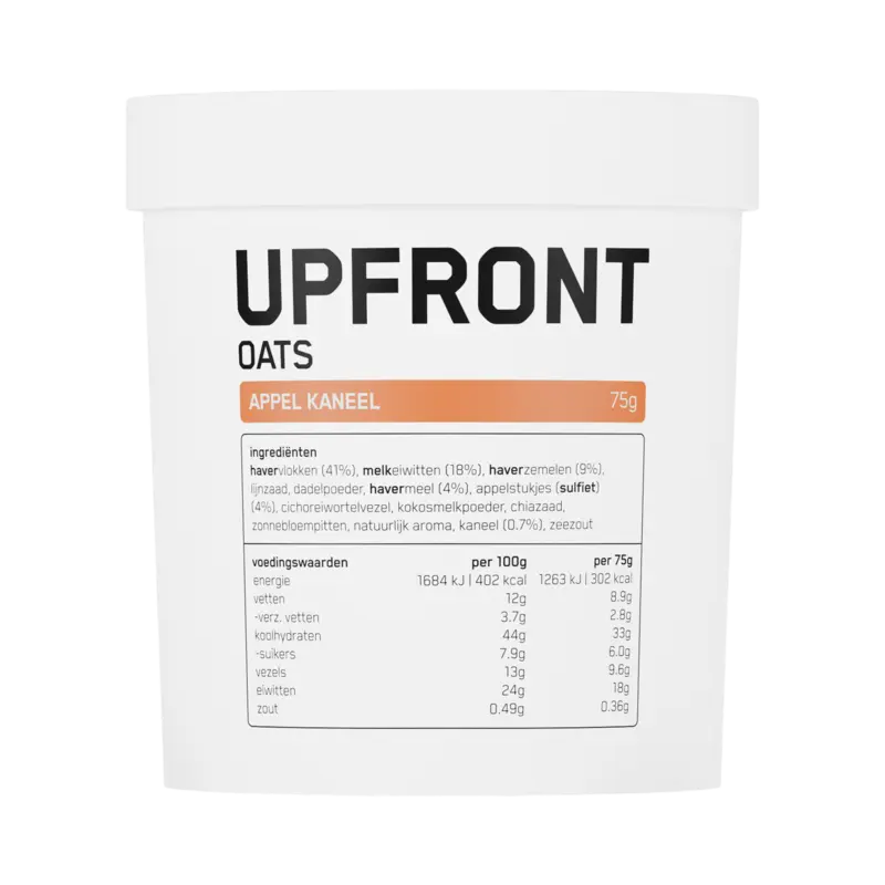 Upfront Oats appel kaneel smaak