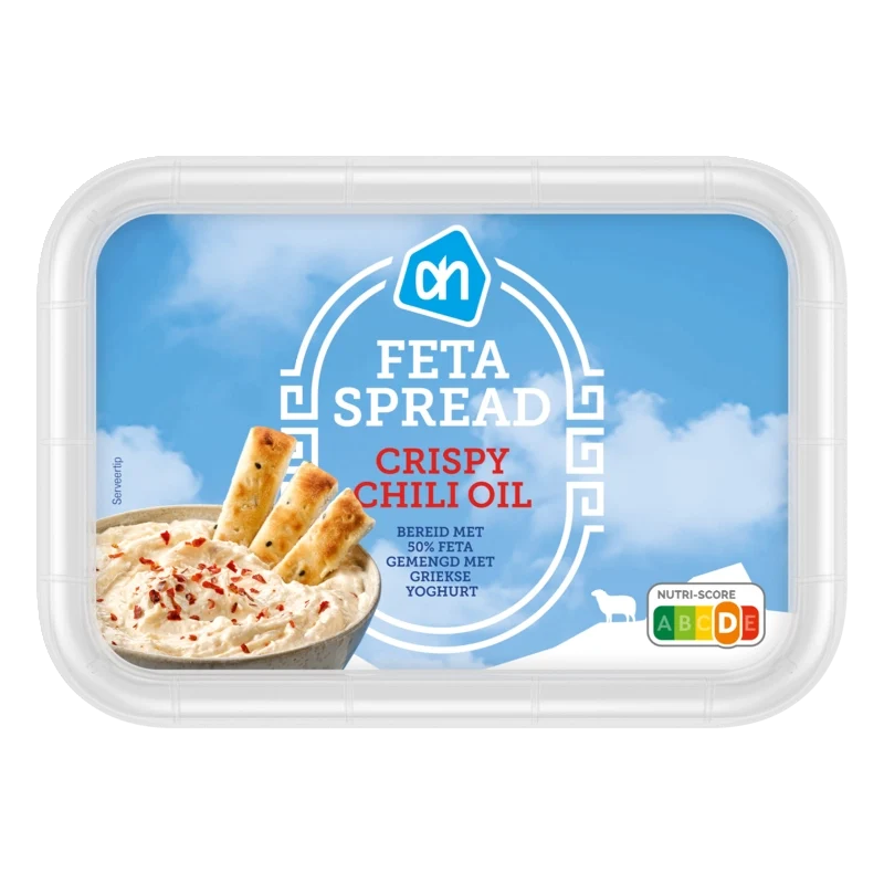 Feta spread crispy chili oil