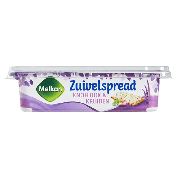Melkan Zuivelspread knoflook & kruiden