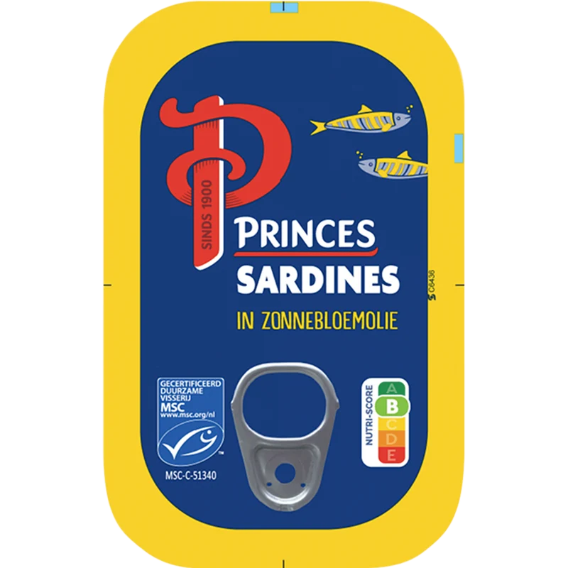 Princes Sardines zonnebloemolie