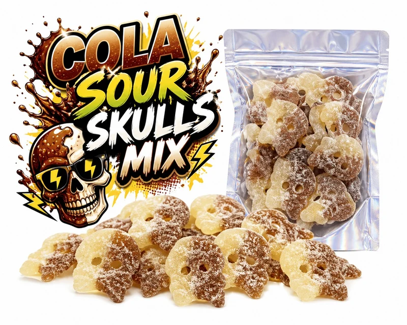 Bubs Cola Sour Skulls