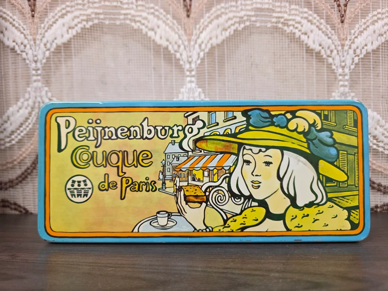 Vintage Peijnenburg koekblik Couque de Paris