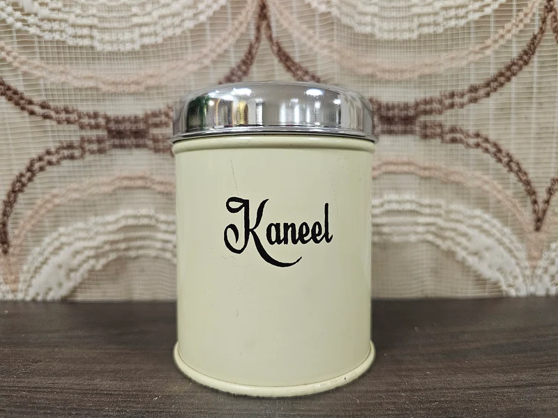 Brabantia kaneel blik vintage jaren ’70 klein formaat