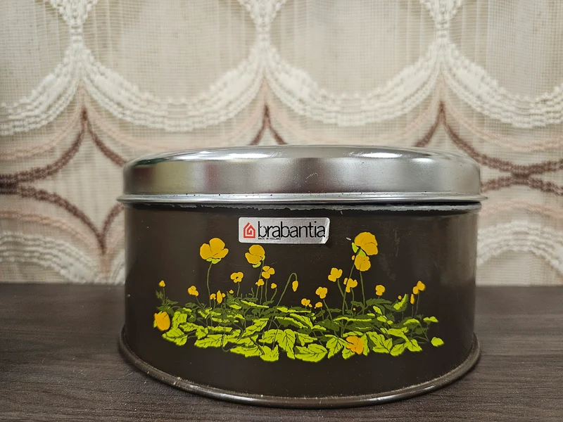 Brabantia koektrommel Boterbloem bruin metaal