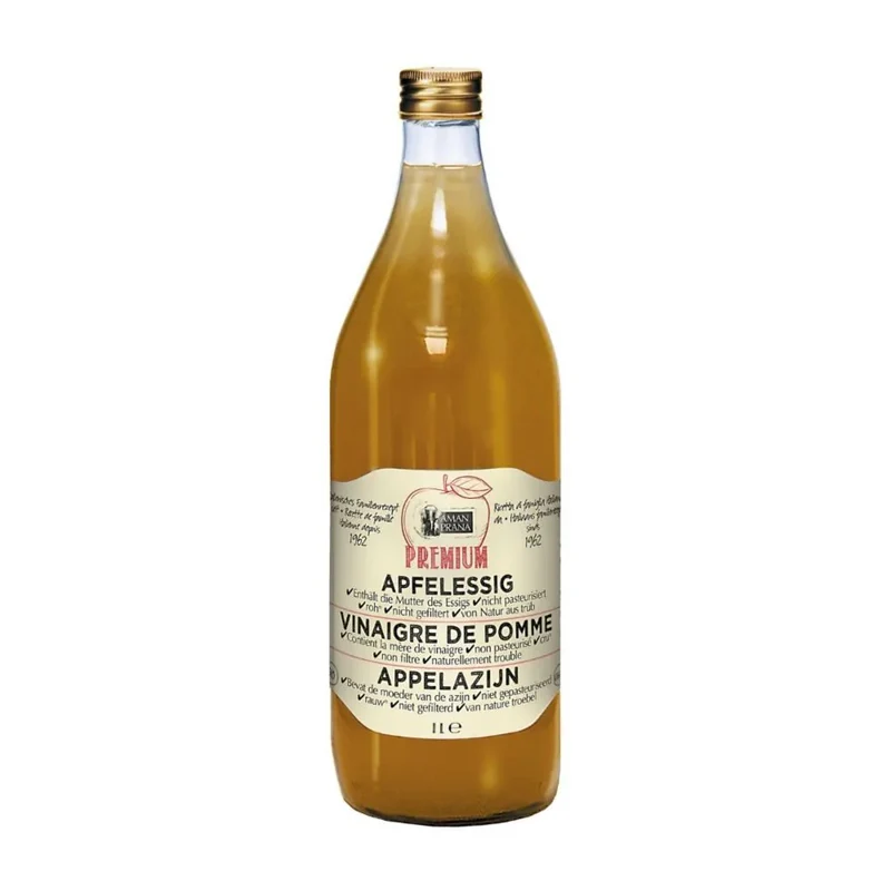 AMANPRANA Appelazijn Rauw(ongepasteuriseerd) 1L