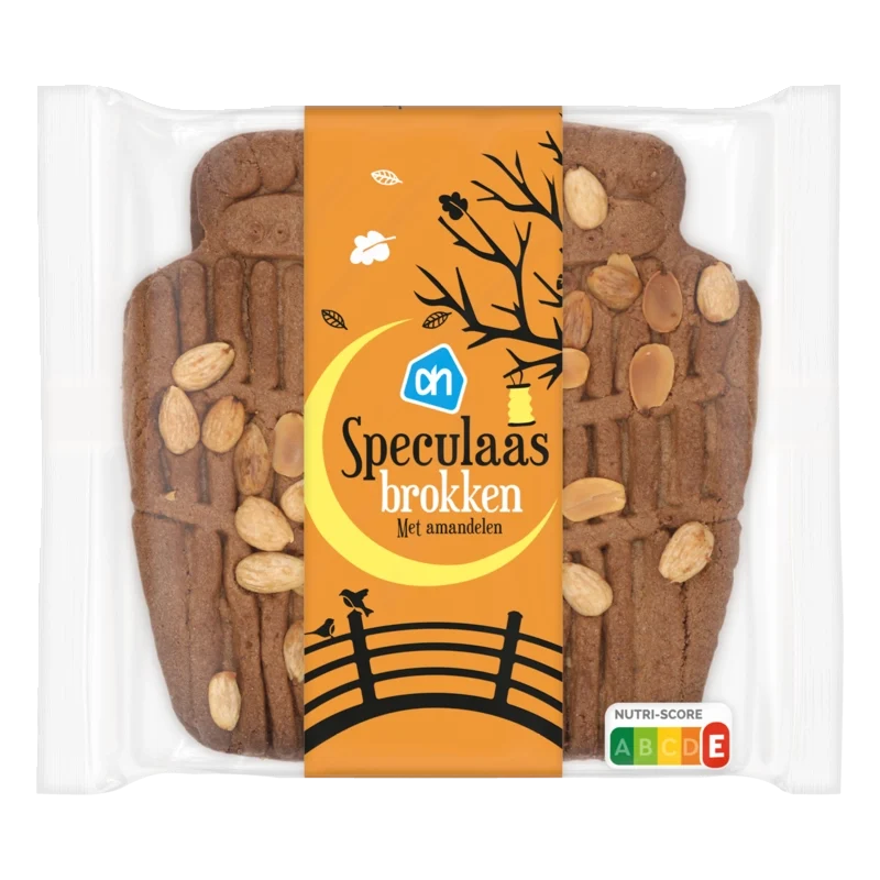 Speculaasbrokken met amandelen