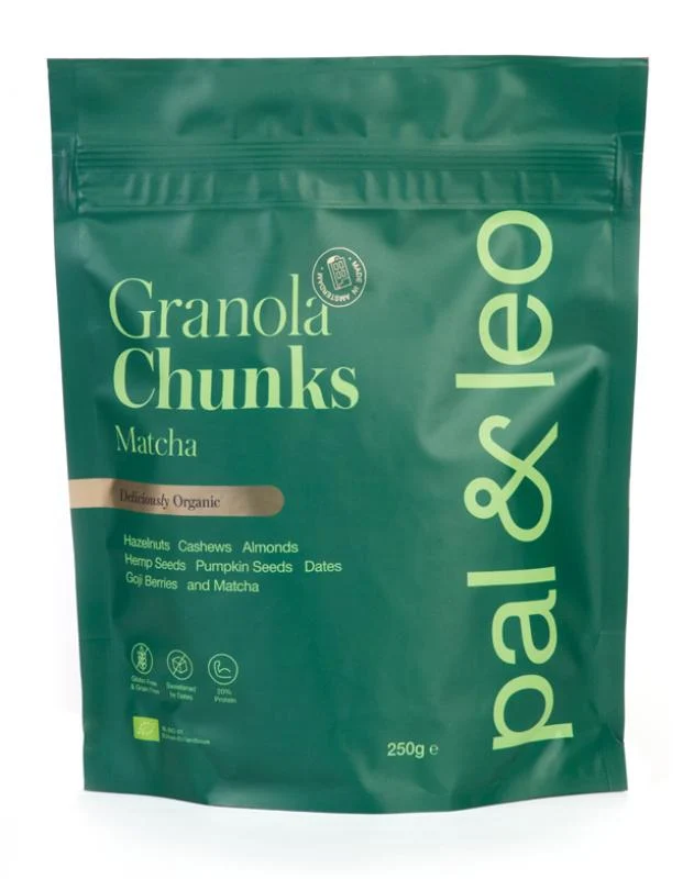Pal & Leo Granola chunks "Matcha" - 250 gr