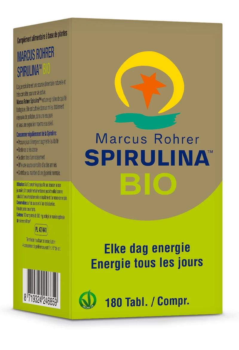 Marcus Rohrer Bio-Spirulina 180 tabletten