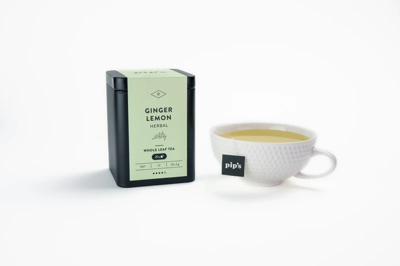 Pip's Tin Twenties Ginger Lemon 20 zakjes