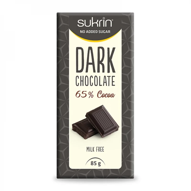 Sukrin Sukrin Pure chocolade 65% 85g