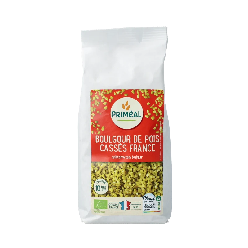 Primeal Bulgur van spliterwten bio 500 gram