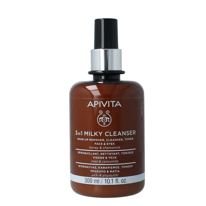 APIVITA Milky cleanser 3 in 1 face & eye 300 ml