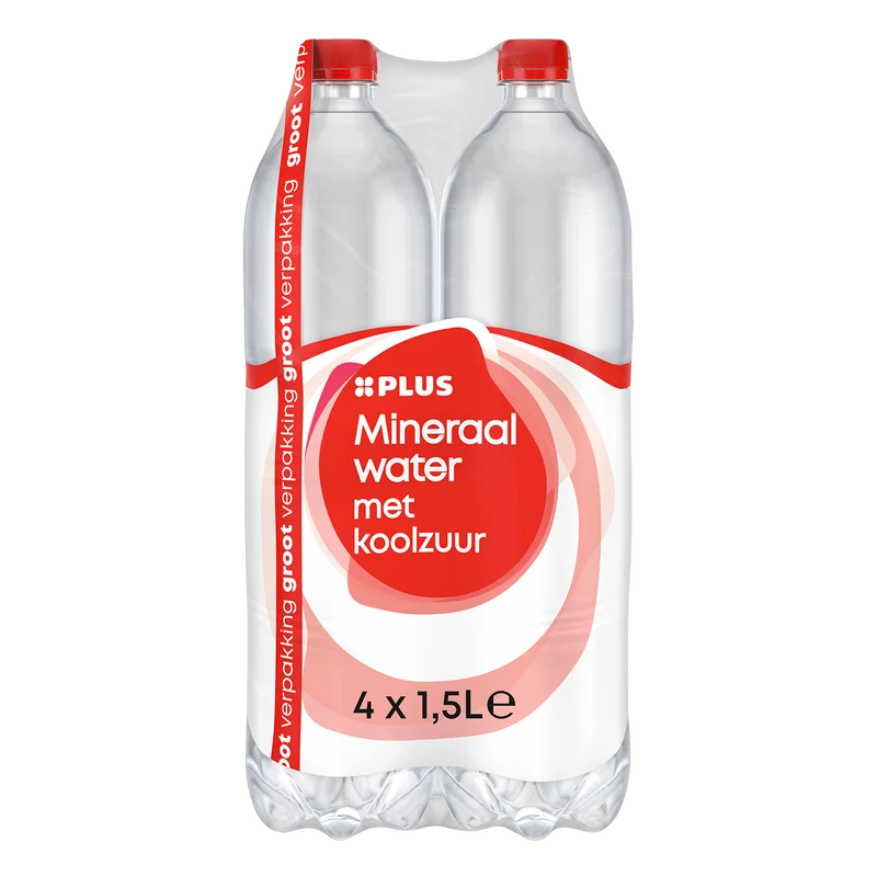 Mineraalwater met koolzuur 4-pack