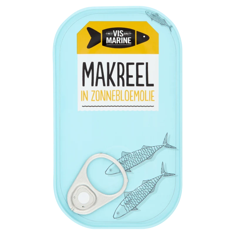 Vis Marine Makreel in zonnebloemolie