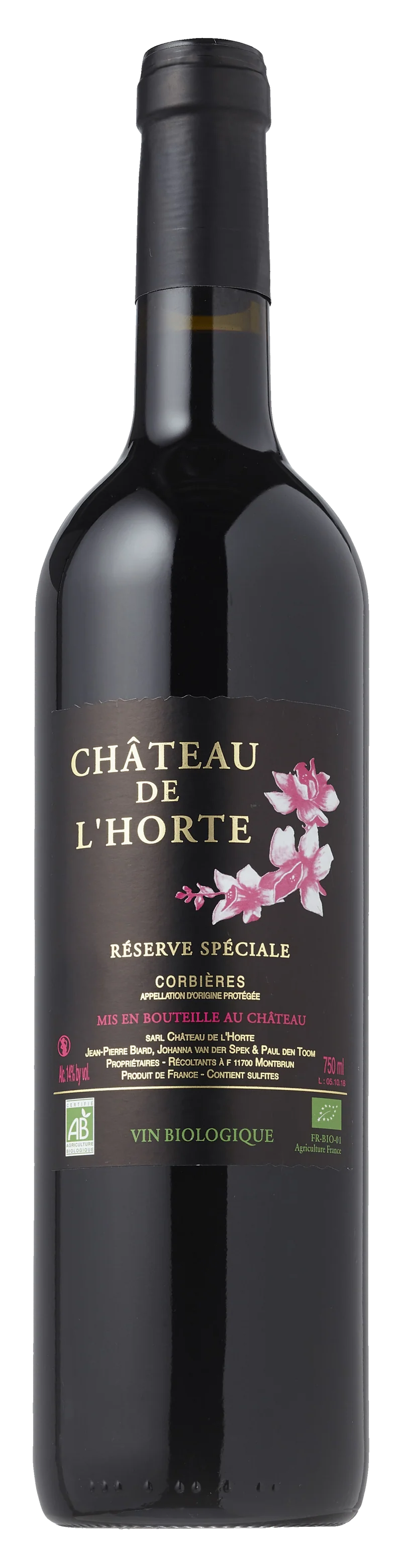 Chateau de l'Horte Corbières Réserve Spéciale
