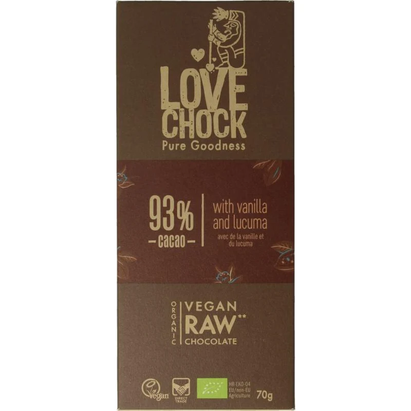 Lovechock Tablet 93% Cacao 70g