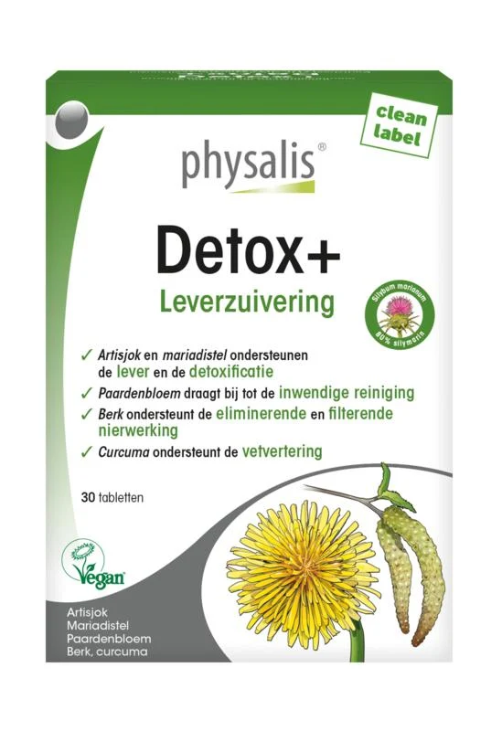 Physalis Detox+ 30 tabletten
