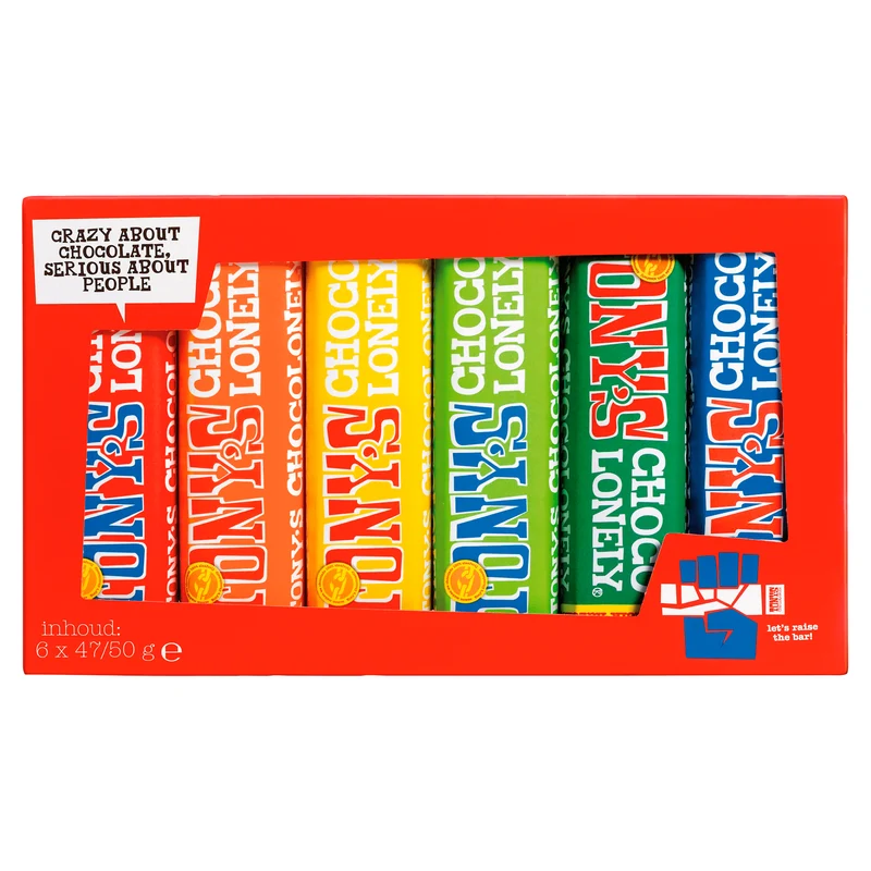 Tony's Chocolonely Proeverijtje chocolade Fairtrade