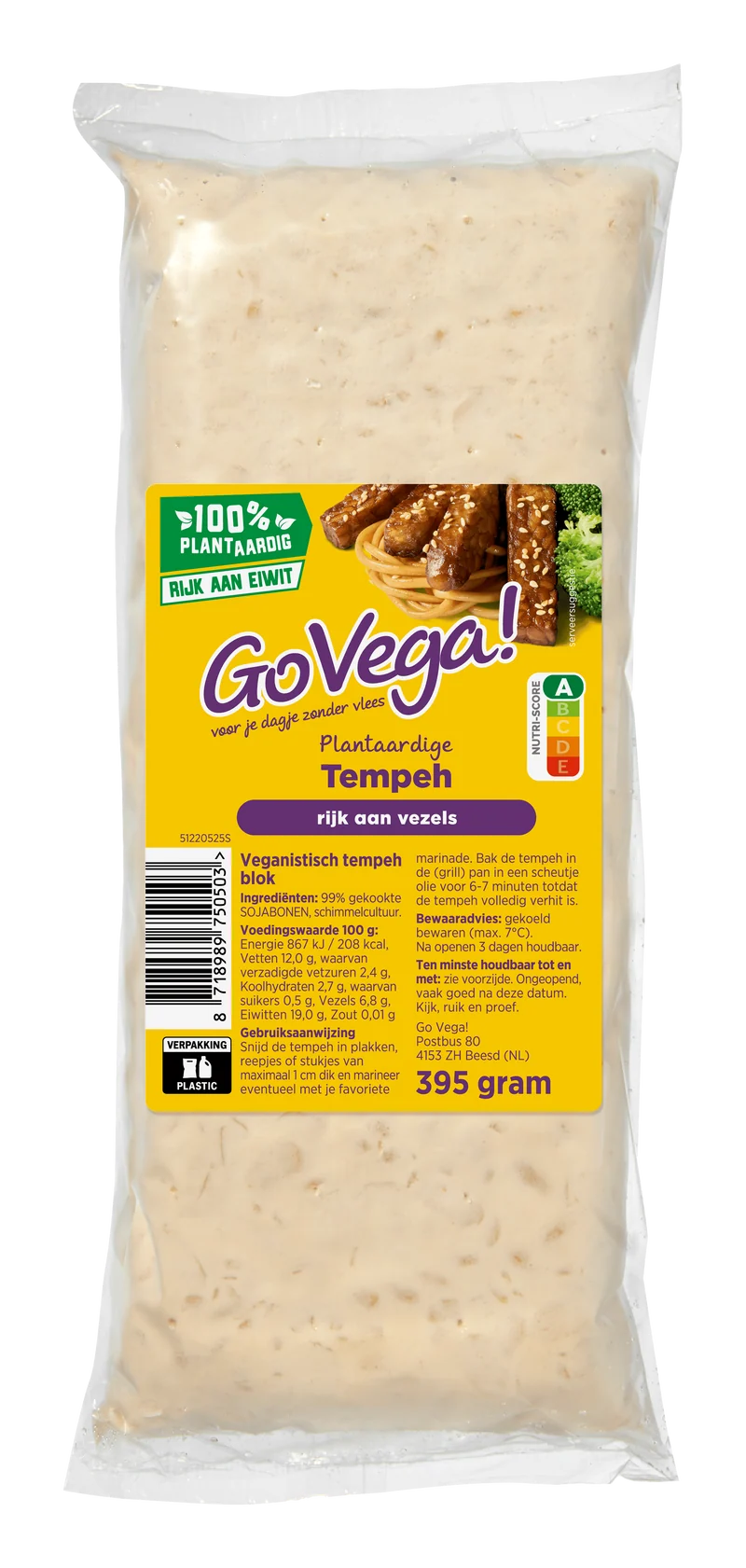 Go Vega Tempeh Naturel Blok