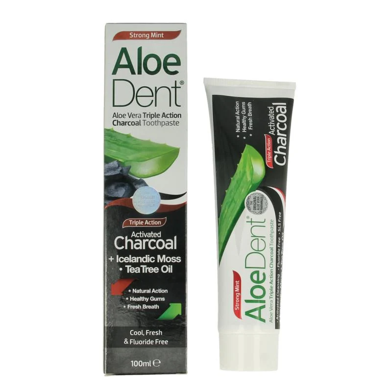 AlöeDent Tandpasta Charcoal 100ml