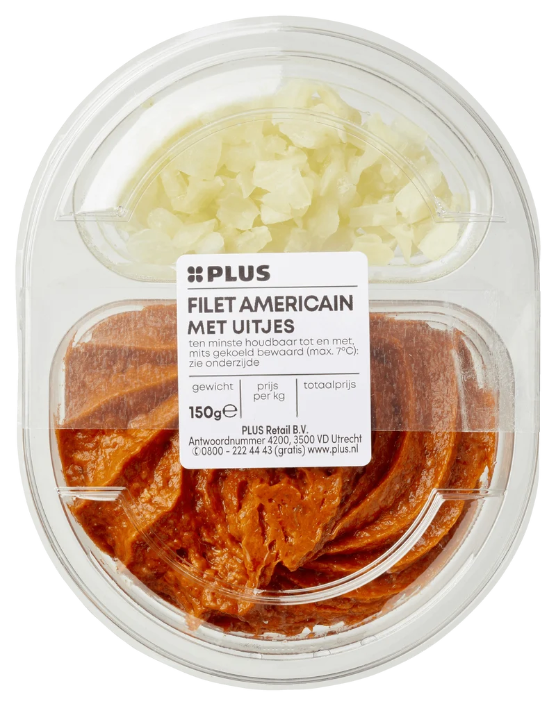 Filet americain met ui