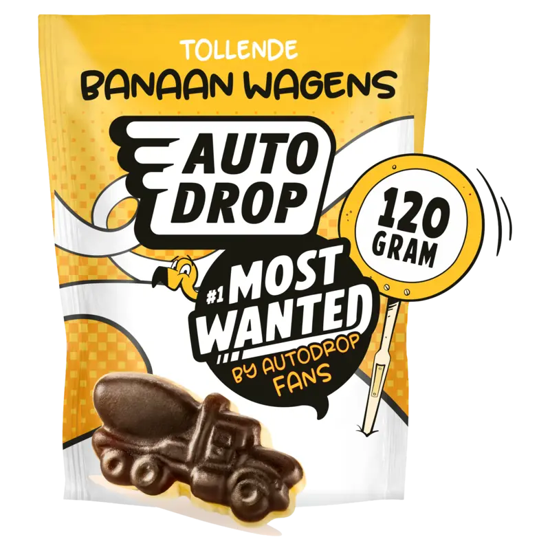 Autodrop Most wanted tollende banaan wagens