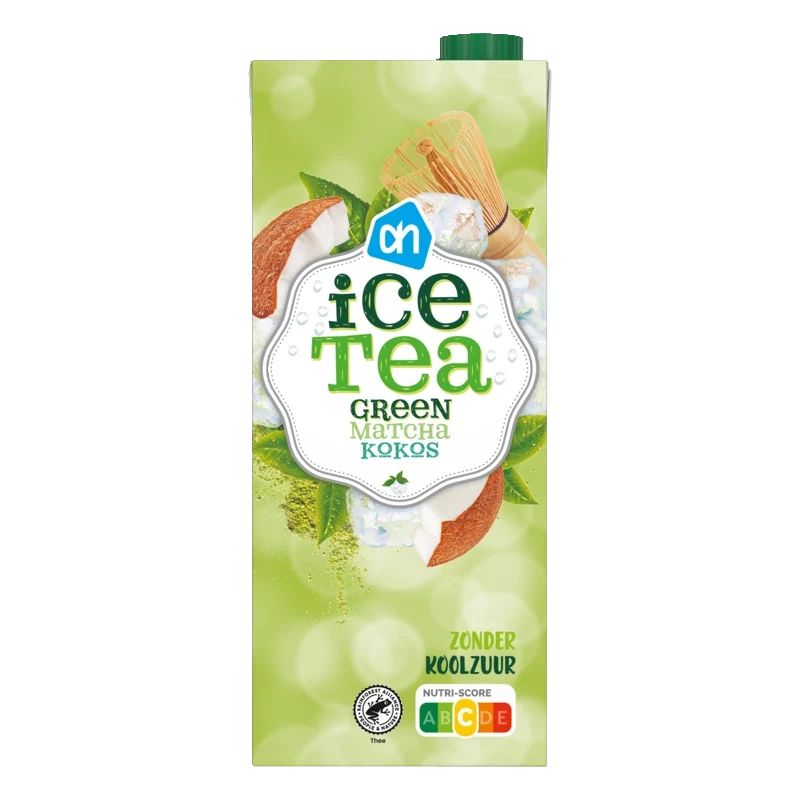 Ice tea green matcha kokos