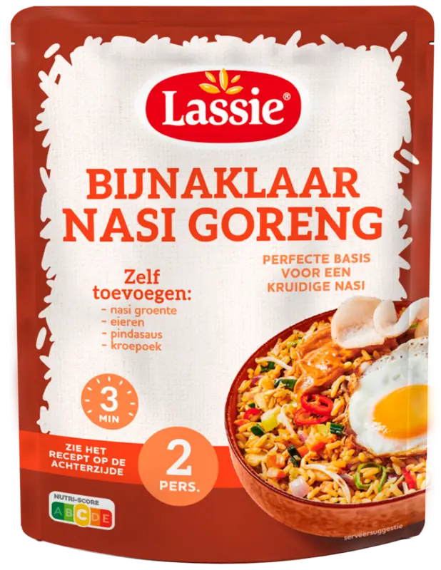 Lassie Bijna klaar nasi goreng