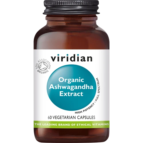 Viridian Organic Ashwagandha Extract 60 V-caps