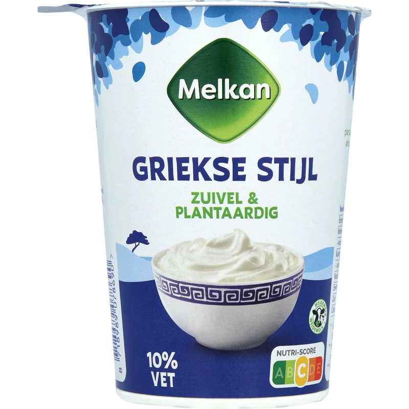Melkan Griekse stijl yoghurt zuivel 10%