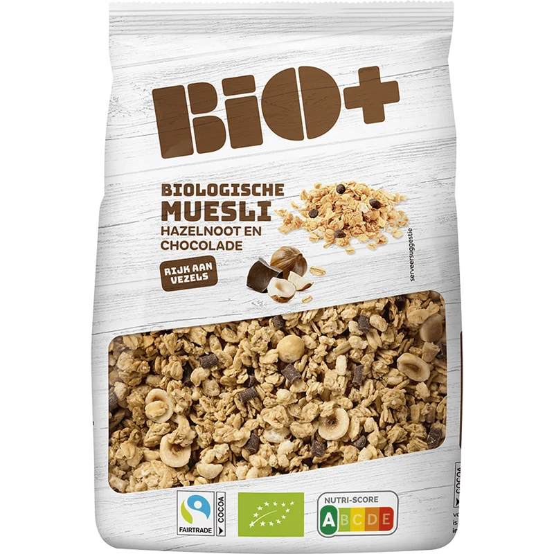 BIO+ Krokante muesli chocolade
