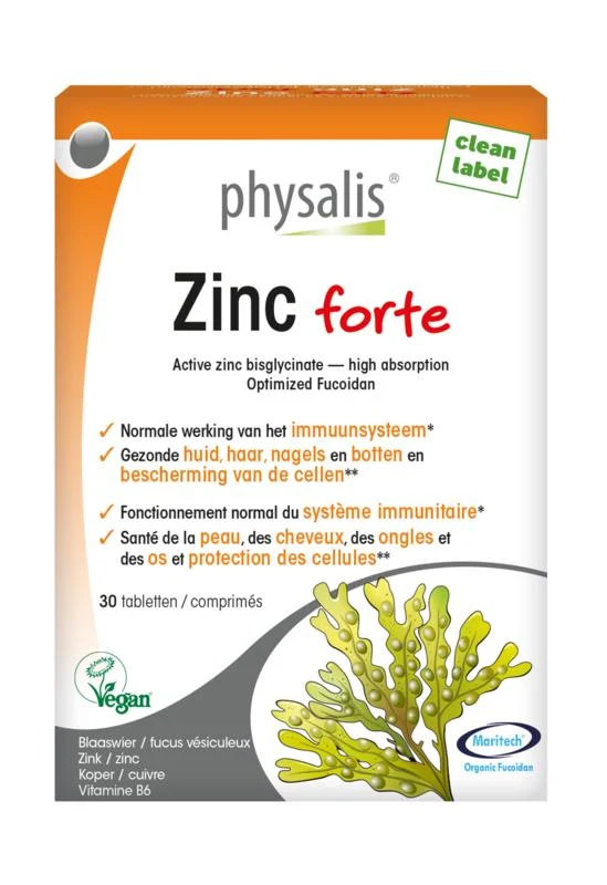 Physalis Zinc Forte 30 tabletten