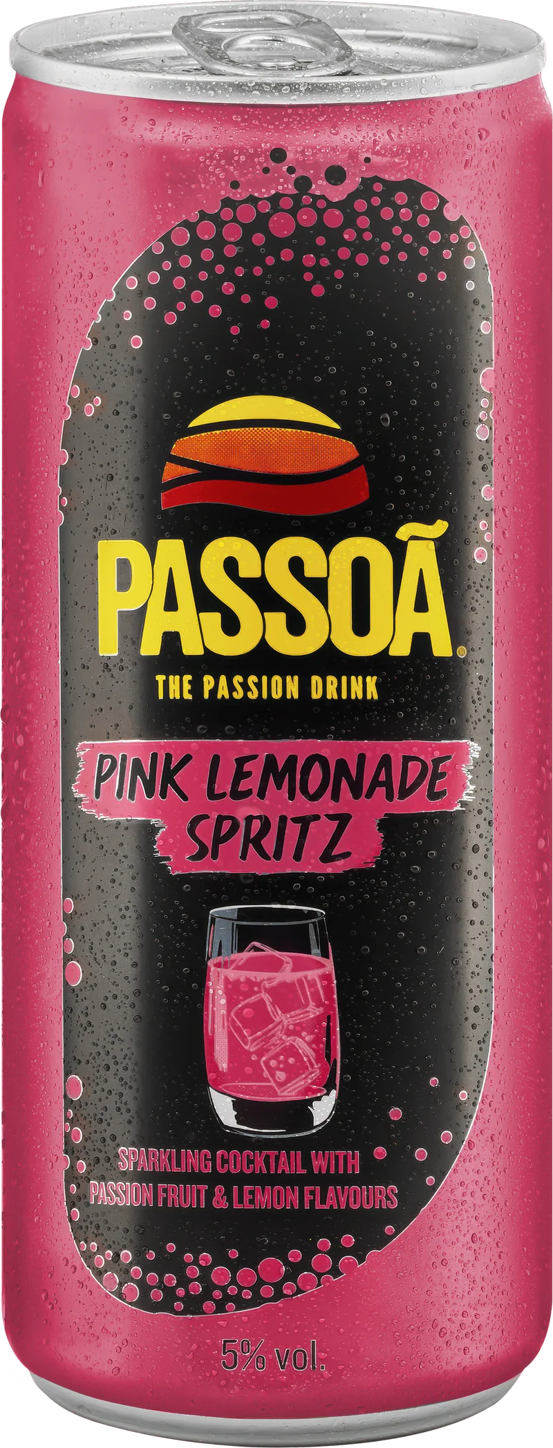 Passoã pink lemonade spritz