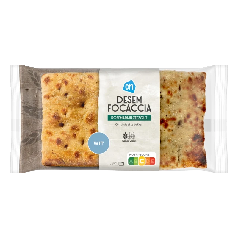 Desem focaccia rozemarijn zeezout