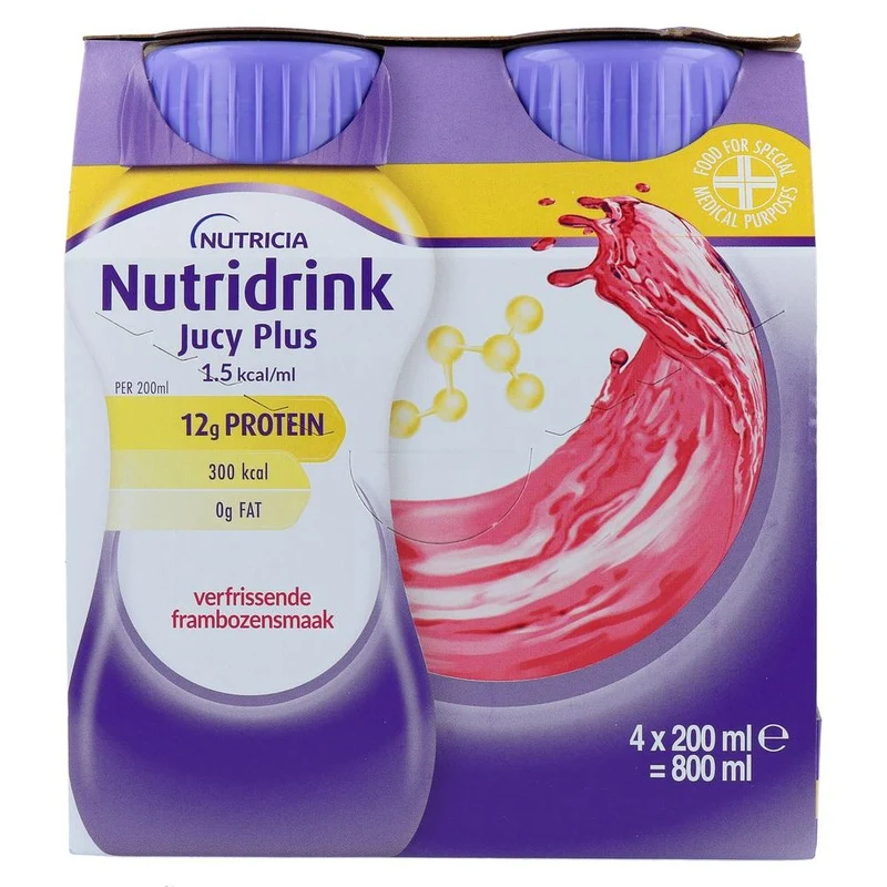 Nutridrink Jucy Plus Verfrissende Framboos 800 ml