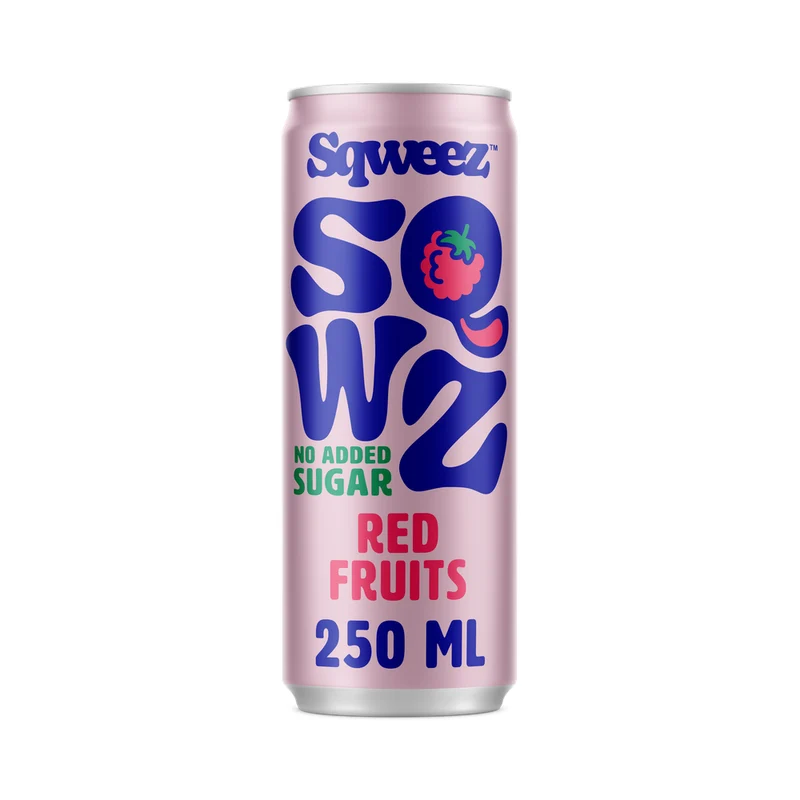 SQWZ Biologische Frisdrank Red Fruits 250 ml