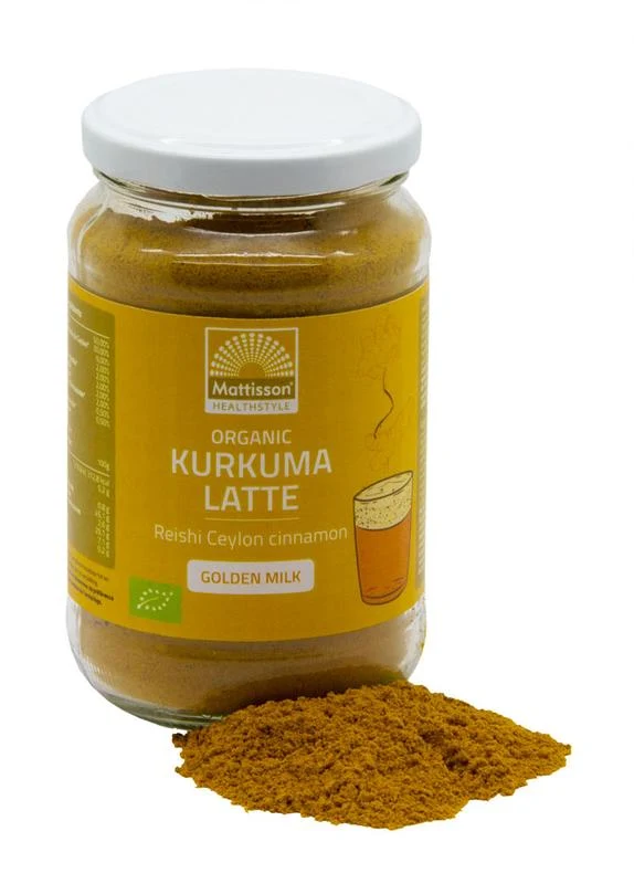 Mattisson Kurkuma Latte Gezoet 150g