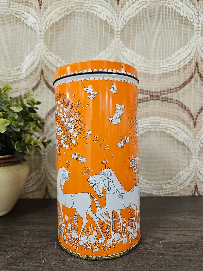 Oranje blik Koninklijke Verkade Fabrieken
