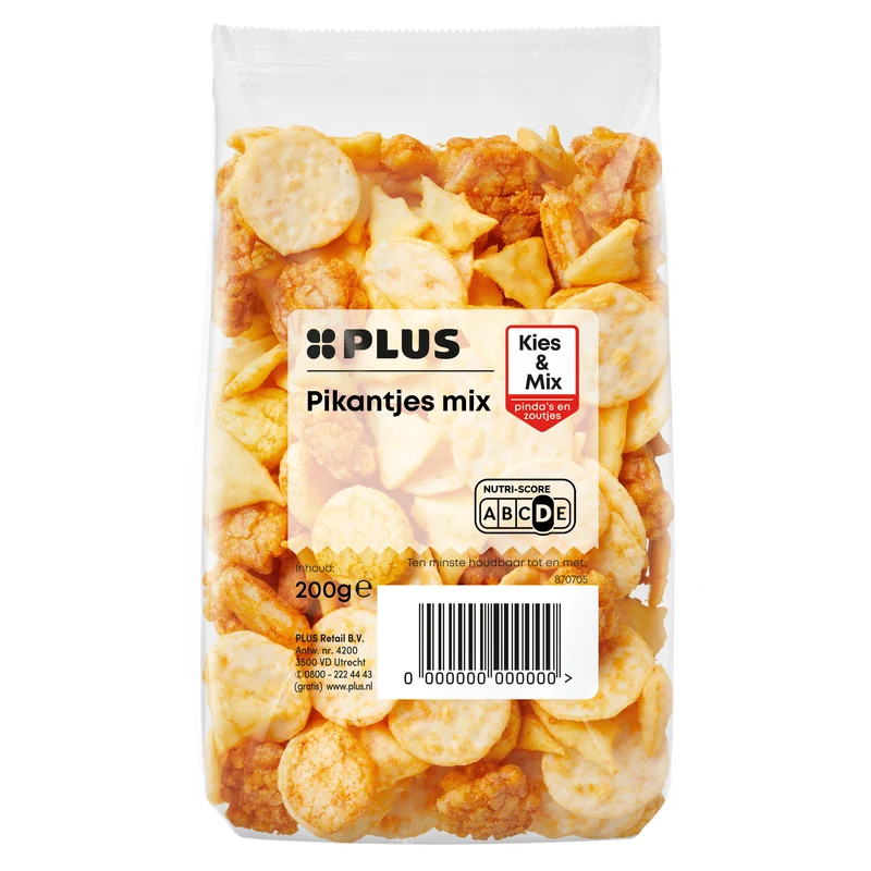 Pikantjes mix rijstzoutjes